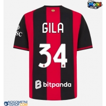 Moški Nogometni dresi AC Milan Mario Gila #34 Domači 2026-27 Kratek Rokav